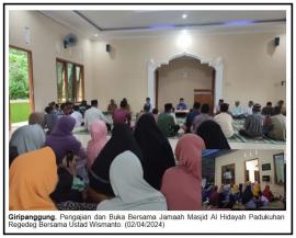Pengajian dan Buka Bersama Jamaah Masjid Al Hidayah Padukuhan Regedeg Bersama Ustad Wismanto